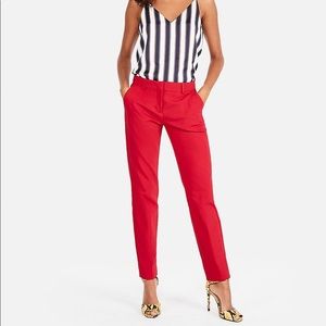 Express Columnist Red Dress Pant 2S